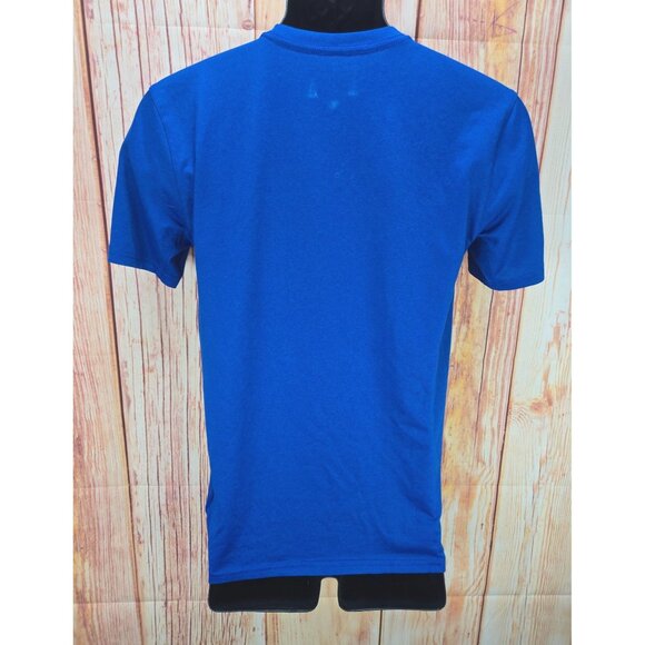 Texas Rangers Nike Dri-Fit Blue TShirt Mens Small - Picture 2 of 8